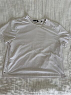 Cuts Clothing White Short Sleeve Crew Tee